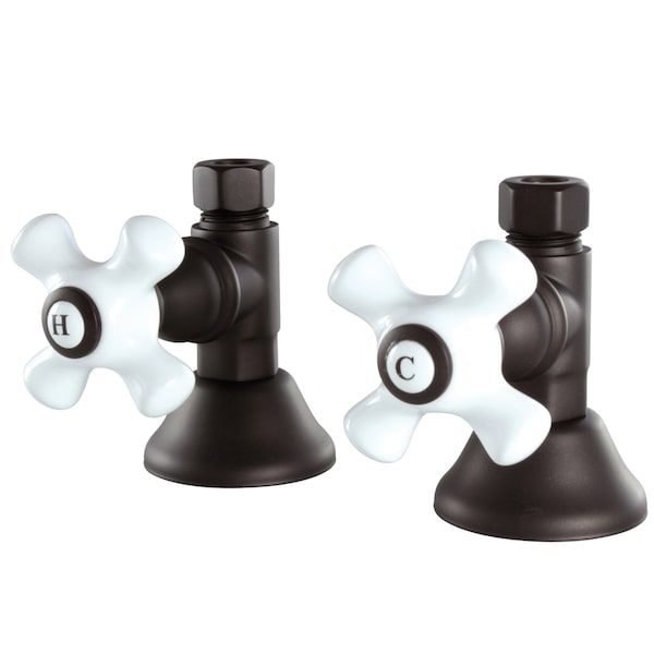 Straight Stop Shut Off Valve, Oil Rubbed Bronze